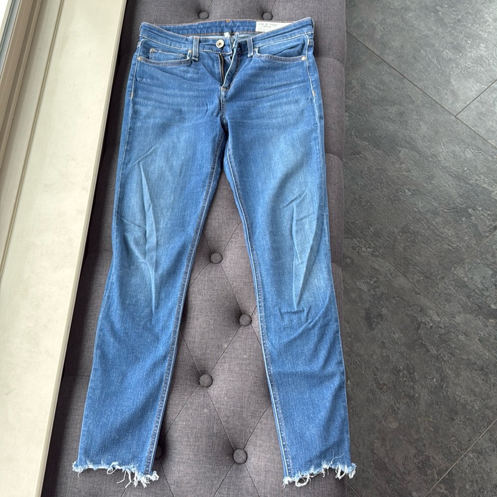 Rag and Bone, Cate ankle skinny jean, high stretch denim, size 26
